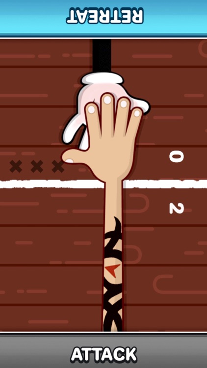 Slap Red Hands.