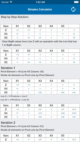 Game screenshot Simplex Calculator apk