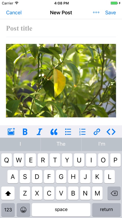 App for Blogger Blogspot