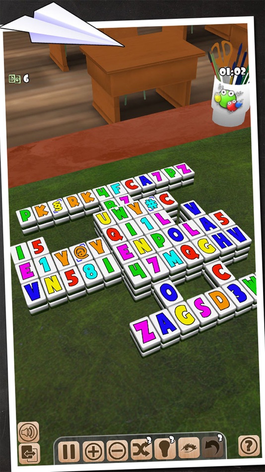 #3. Mahjong 2 Classroom (iOS) Podle: Magma Mobile