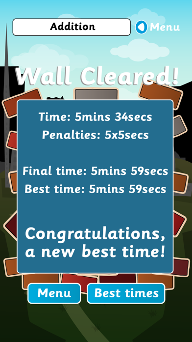How to cancel & delete Wipeout Wall (Addition & Subtraction) from iphone & ipad 4