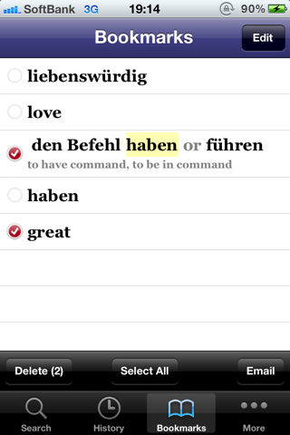 Collins German Dictionary - Complete & Unabridged screenshot 4