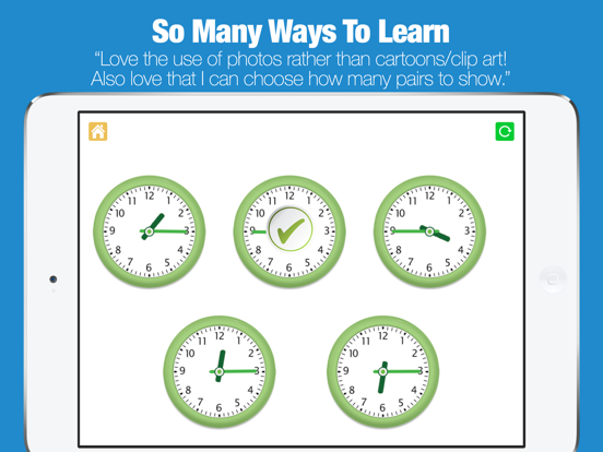 Screenshot #6 pour Telling Time - Photo Touch Game