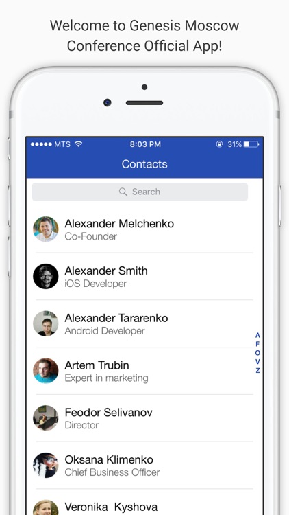 Genesis Moscow Conference