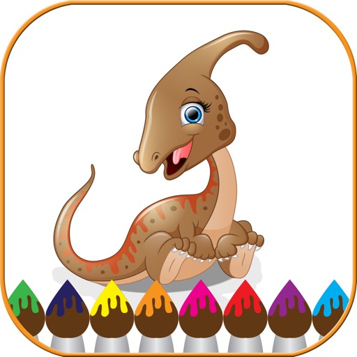 Dinosaurs Coloring Book Game for kids icon