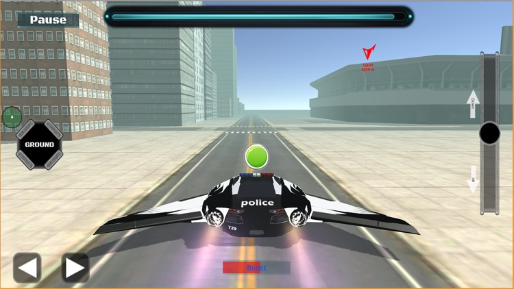 Flying Police Muscle Car : Air Thief Catcher