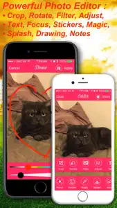 FotoApp - Foto Notes, Photo Editor & Collage screenshot #1 for iPhone