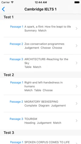 Game screenshot MOCK IELTS Reading apk