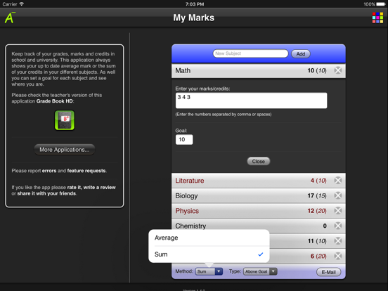 Screenshot #6 pour My Marks Lite