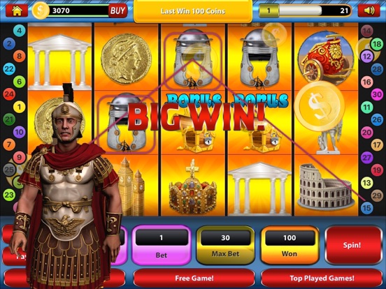 Screenshot #5 pour fentes romains machine à sous récompenses de jeu