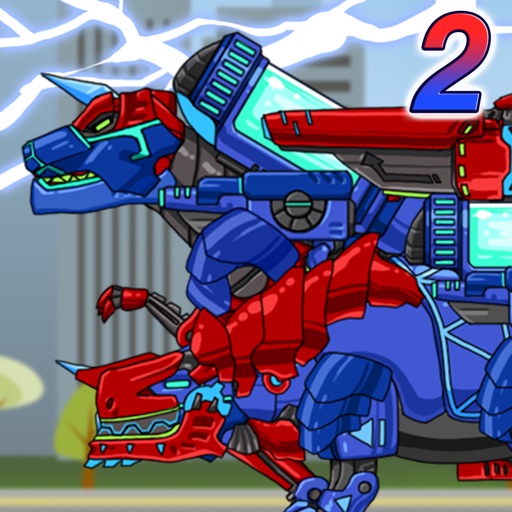 Combine! Dino Robot - Tyrano + Tricera2 iOS App