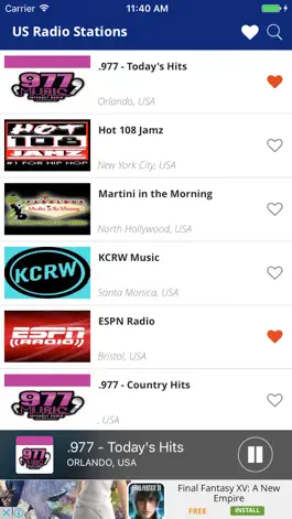 Game screenshot Live US Radio FM Stations - United of America USA apk