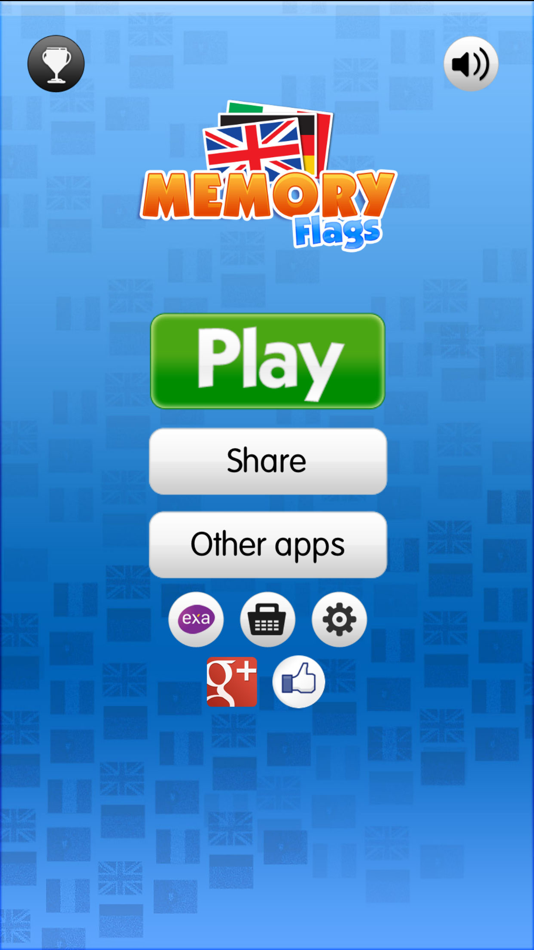 #5. Memory Flags Game (iOS) Podle: ExaMobile S.A.
