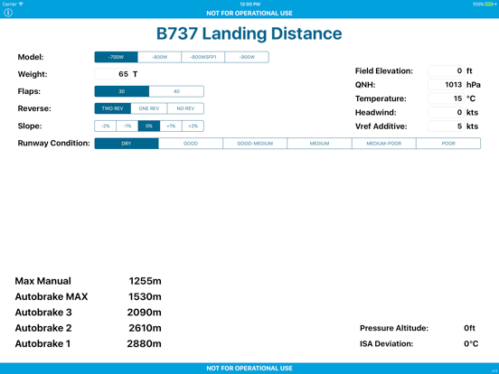 Screenshot #4 pour B737 Landing Distance