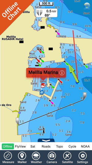Marine : Melilla HD - GPS Map Navigator(圖3)-速報App