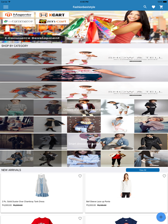 Screenshot #4 pour Firstwire Shopping App