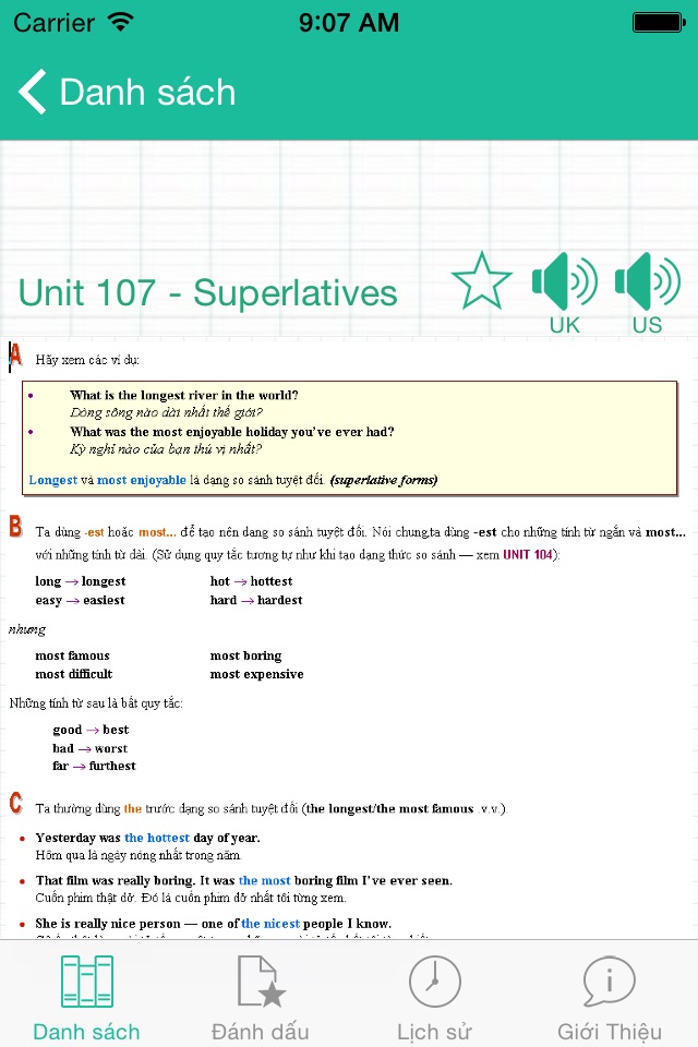 Grammar in use - Ngữ pháp tiếng anh thường dùng screenshot 3