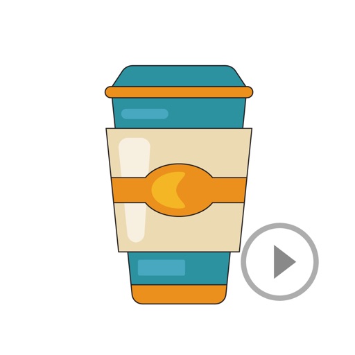 Animated Coffee Stickers