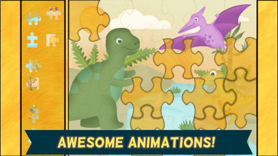 Dinosaur Games for Kids: Puzzles iPhone screenshot 4 - Games app