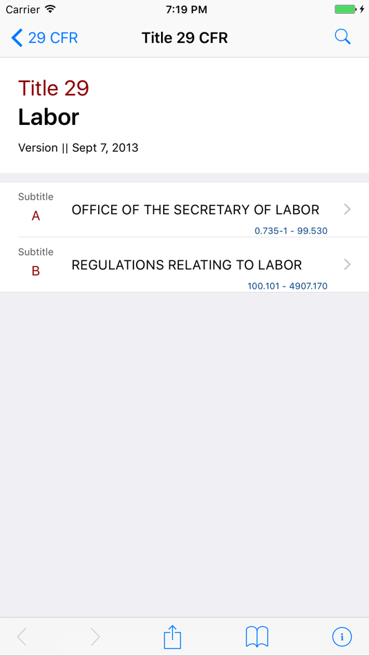 29 CFR - Labor (LawStack Series) - 8.533.20170611 - (iOS)