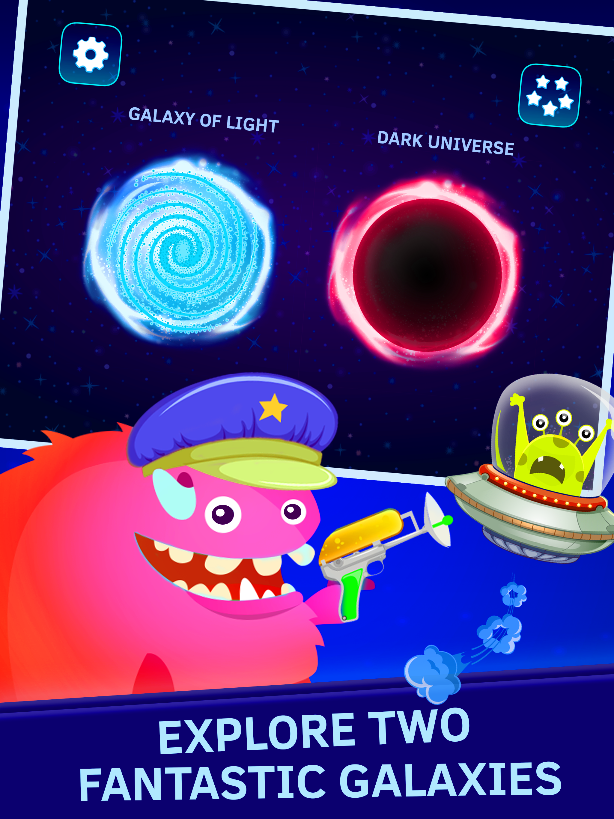 Math Matching Game. Space Math qiuz
