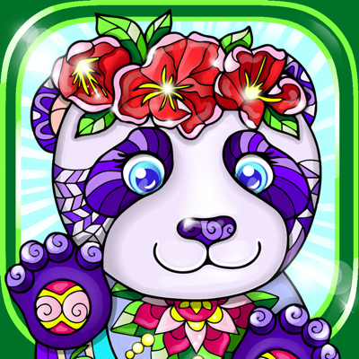 Colouring Pages Animals Panda Adult Colour Books