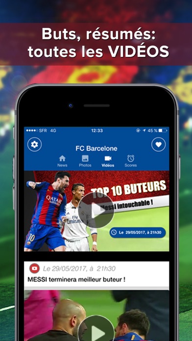 Screenshot #1 pour Barcelona Addict : News et Alertes des Blaugranas