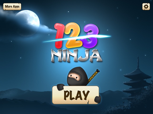 123 Ninja the First Numbers Slicing Game for Kids on the App Store