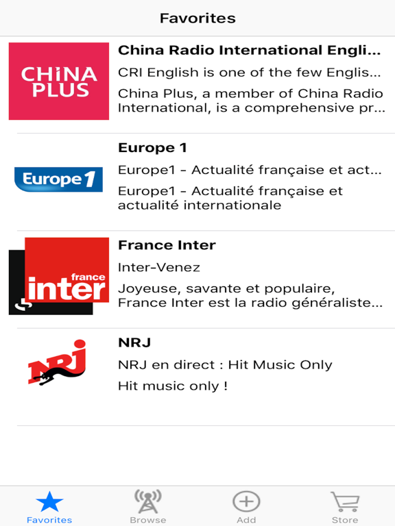 Screenshot #6 pour Live Internet Radio Tuner