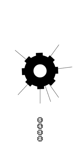 Cogwheels BW : black & white rotating gear wheelのおすすめ画像4