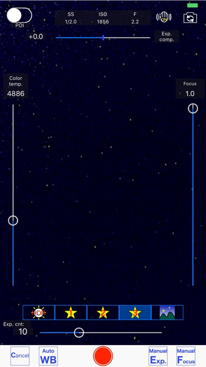 Starry sky Camera