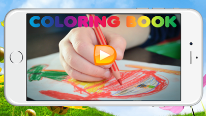 Food & Animal Coloring Pages - Easy Coloring Book iPhone screenshot