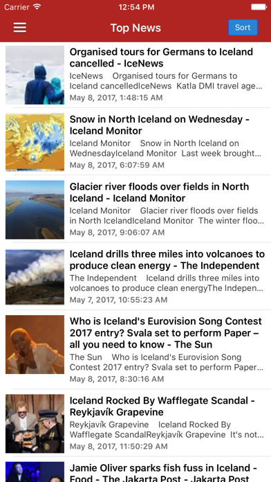 Screenshot #1 pour Iceland News in English Today & Icelandic Radio
