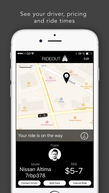 RideOut - RideSharing ETA + Surge