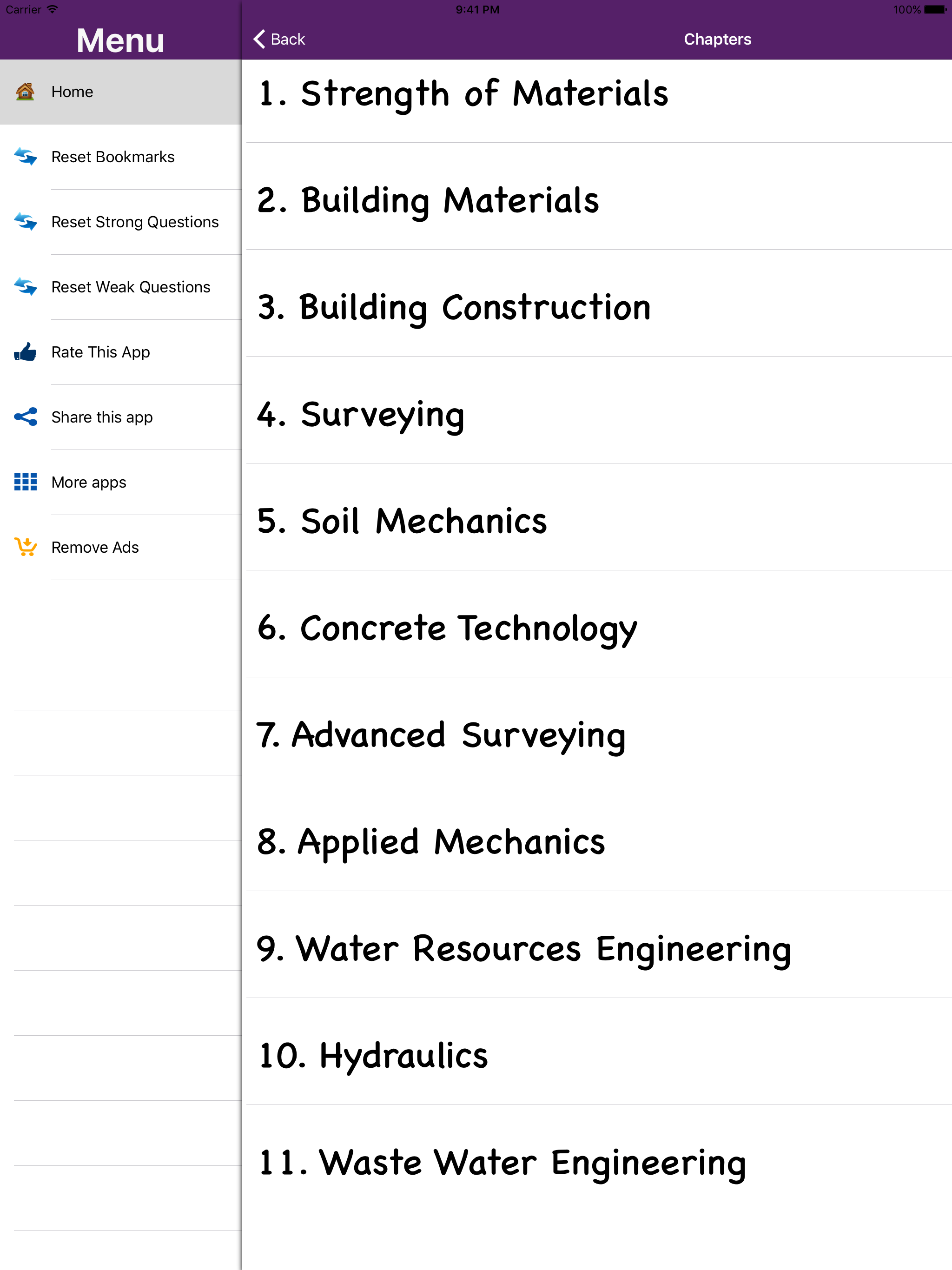 Civil Engineering Complete Quiz
