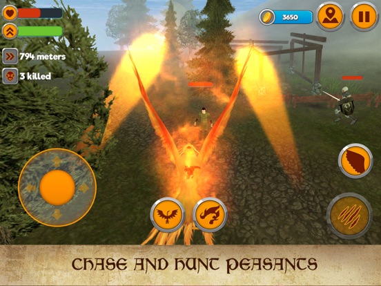 Screenshot #6 pour Phoenix Fantasy Fire Bird Simulator 3D