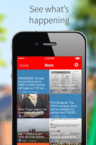 Huffman ISD screenshot 3