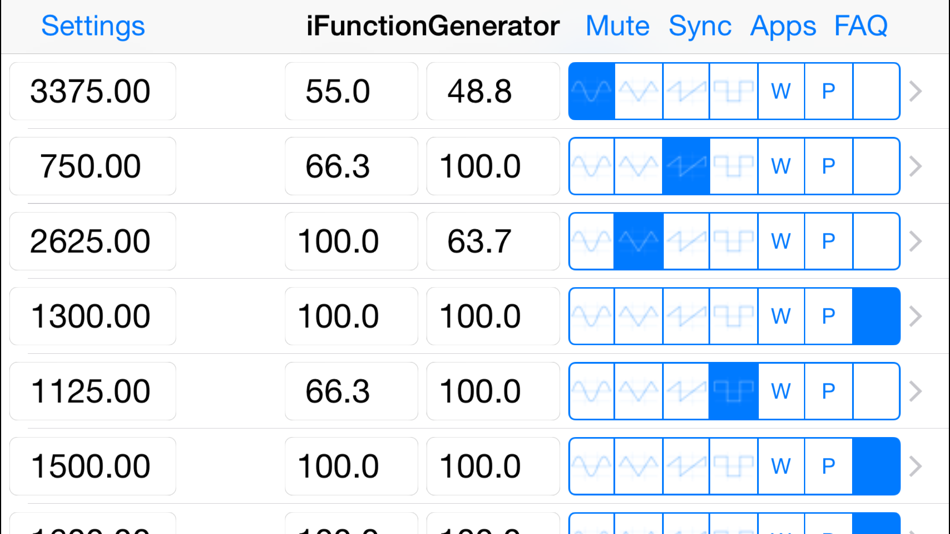 iFunctionGenerator - 2.5 - (iOS)