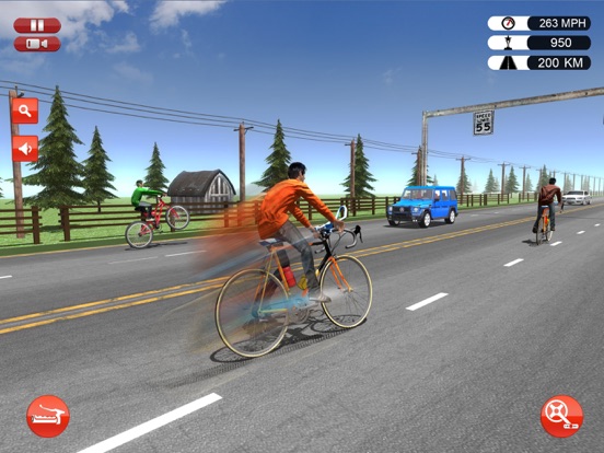 Screenshot #5 pour Bicycle City Rider: Endless Highway Racer