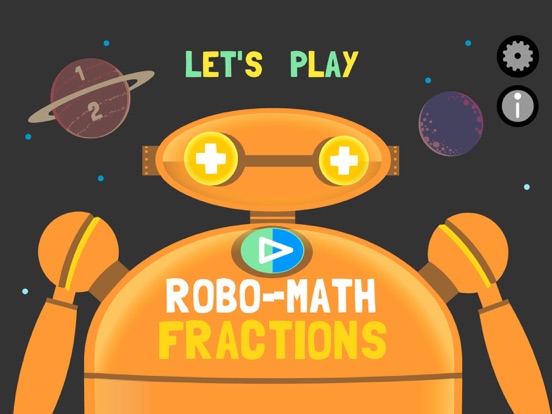Robo Math Fractions iPad app afbeelding 2