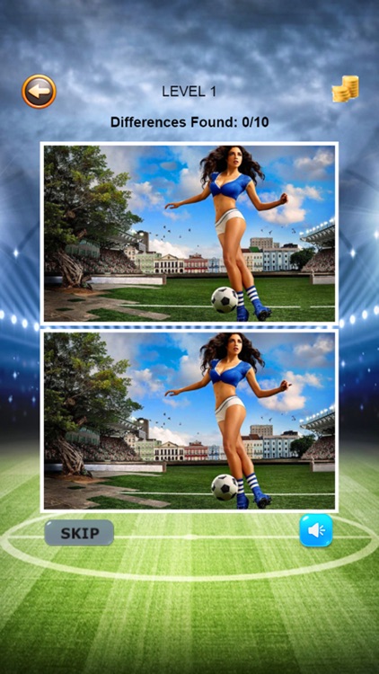 Find and Spot The Differences Football Soccer Star
