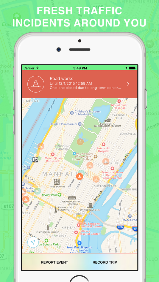 #2. Green Wave - Traffic Cameras and Live Alerts, Maps (iOS) By: Zen Heads Kft.