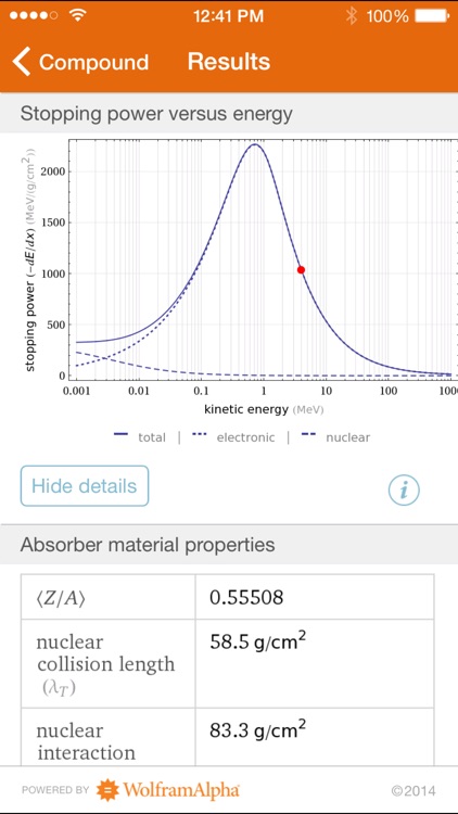 Wolfram Radiation Protection Reference App