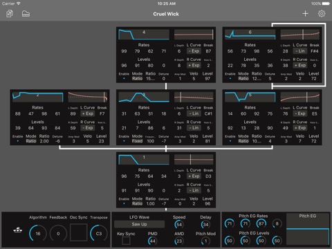 Patch Touch: for Yamaha DX/TX screenshot 2