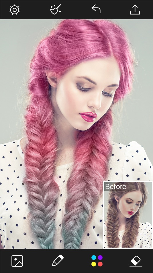 Hair Color Changer - Styles Salon & Recolor Booth - 2.4 - (iOS)