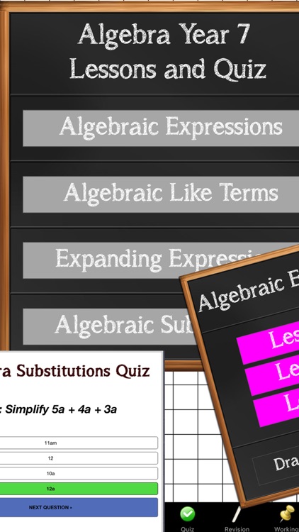 Algebra Introduction (Year 7 Maths High School) screenshot-4