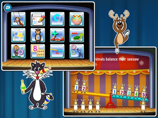 Screenshot #4 pour Circus Math School-Toddler kids  learning games