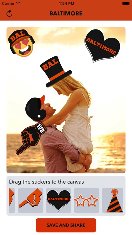 Baltimore Baseball Stickers & Emojis