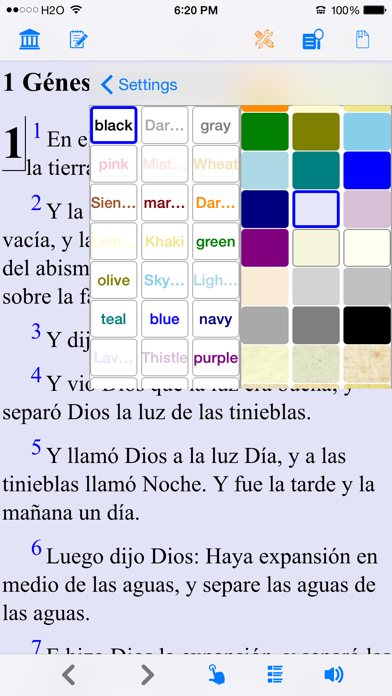 Santa Biblia Version Reina Valera (con audio) Screenshot