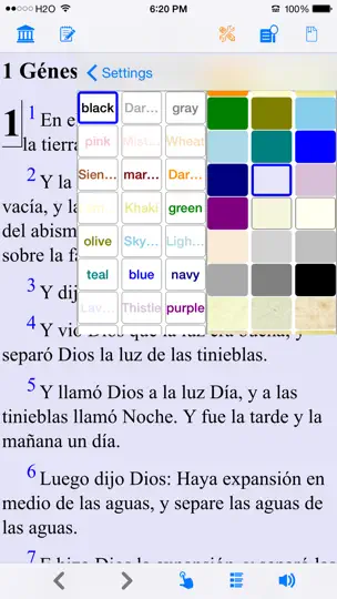 Скриншот Santa Biblia Version Reina Valera (con Audio) на iPhone 2